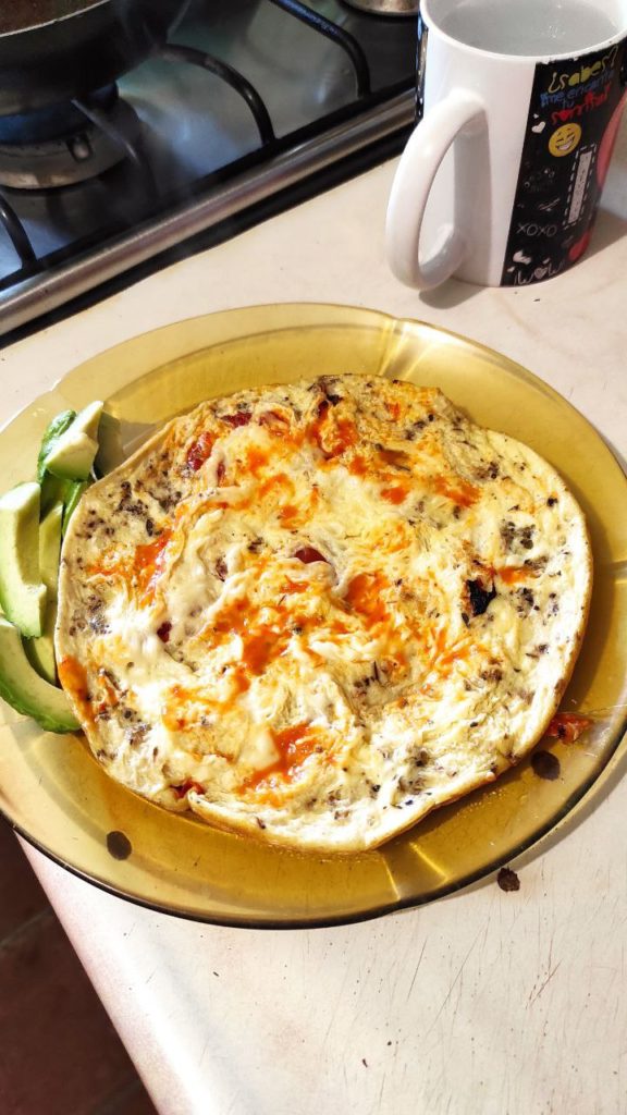 Pizza de huevo